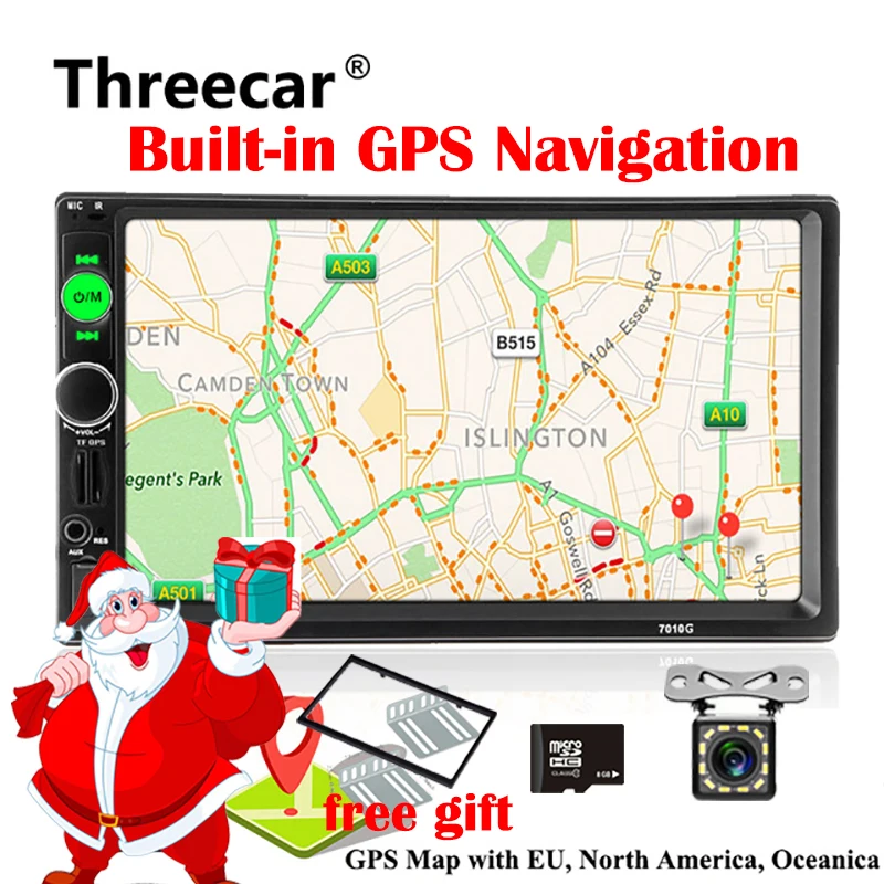 GPS Navigation Player 2 din Car Radio MP5 7 inch Touch FM Audio USB Auto Autoradio Bluetooth Rear View Camera tape recorder
GPS Navigation Player 2 din Car Radio MP5 7 inch Touch FM Audio USB Auto Autoradio Bluetooth Rear View Camera tape recorder