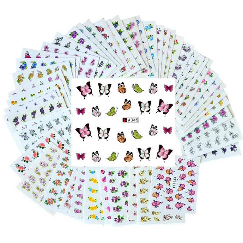 50 Sheets Sweet Hand Art sticker Designs Water Transfer Mixed Colorful Flower Stickers Manicure Decoration Beauty Fashion Tool
50 Sheets Sweet Hand Art sticker Designs Water Transfer Mixed Colorful Flower Stickers Manicure Decoration Beauty Fashion Tool