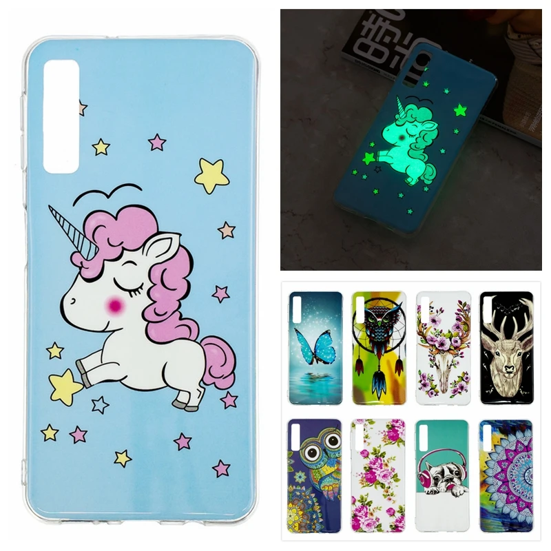 Luminous Case on sFor Coque Samsung Galaxy A7 2018 A750 Case Owl Unicorn Cartoon Fundas For Samsung A7 2018 Soft Silicone Cover
Luminous Case on sFor Coque Samsung Galaxy A7 2018 A750 Case Owl Unicorn Cartoon Fundas For Samsung A7 2018 Soft Silicone Cover