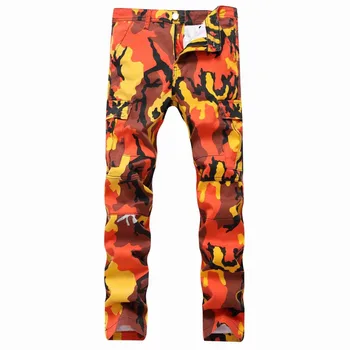 Fashion Men's Camouflage Cargo Jogger Pants Camo Hip Hop Trousers Sweatpants Multi Pockets Military Style Size 28-40
Fashion Men's Camouflage Cargo Jogger Pants Camo Hip Hop Trousers Sweatpants Multi Pockets Military Style Size 28-40