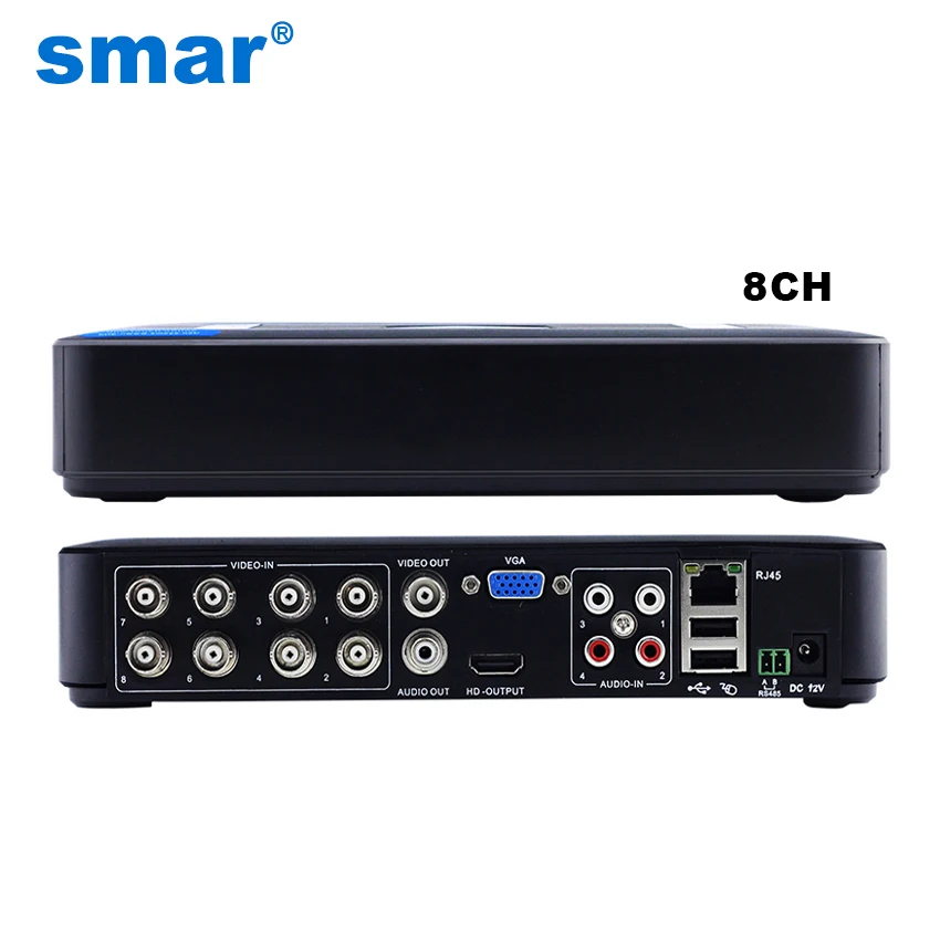 

Smar Mini 8CH Full D1 H.264 HDMI Security System CCTV DVR 8 Channel 720P 1080P NVR Hybrid DVR Recorder Mobile DVR RS485 PTZ Hot
