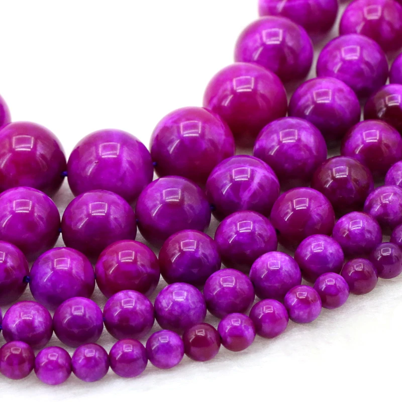 New Sugilite purple round chalcedony 6/8/10/12/14mm dimension optional loose beads 15inch DIY stone women jewelry making design
New Sugilite purple round chalcedony 6/8/10/12/14mm dimension optional loose beads 15inch DIY stone women jewelry making design