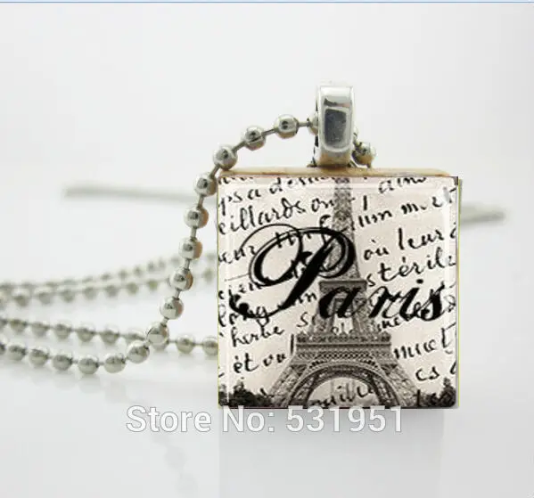 Wholesale Scrabble Jewelry Paris Eiffel Tower Jewelry Scrabble Tile Pendant Necklace- womens wooden necklaces
Wholesale Scrabble Jewelry Paris Eiffel Tower Jewelry Scrabble Tile Pendant Necklace- womens wooden necklaces