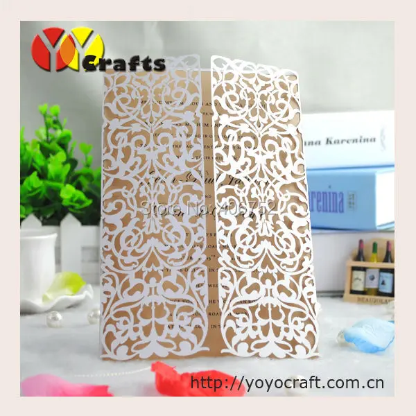 Wholesale White Laser Cut Wedding Invitations Wedding supplies Elegant Vintage Wedding Cards
Wholesale White Laser Cut Wedding Invitations Wedding supplies Elegant Vintage Wedding Cards