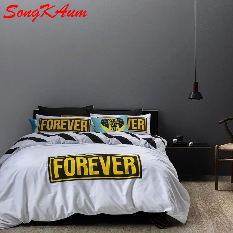 Fashion 4Pcs Bedding Sets for youth Duvet Cover Set Pillowcases Flat Sheet Personality Zebra pattern cotton Queen Bed Linen 
Fashion 4Pcs Bedding Sets for youth Duvet Cover Set Pillowcases Flat Sheet Personality Zebra pattern cotton Queen Bed Linen