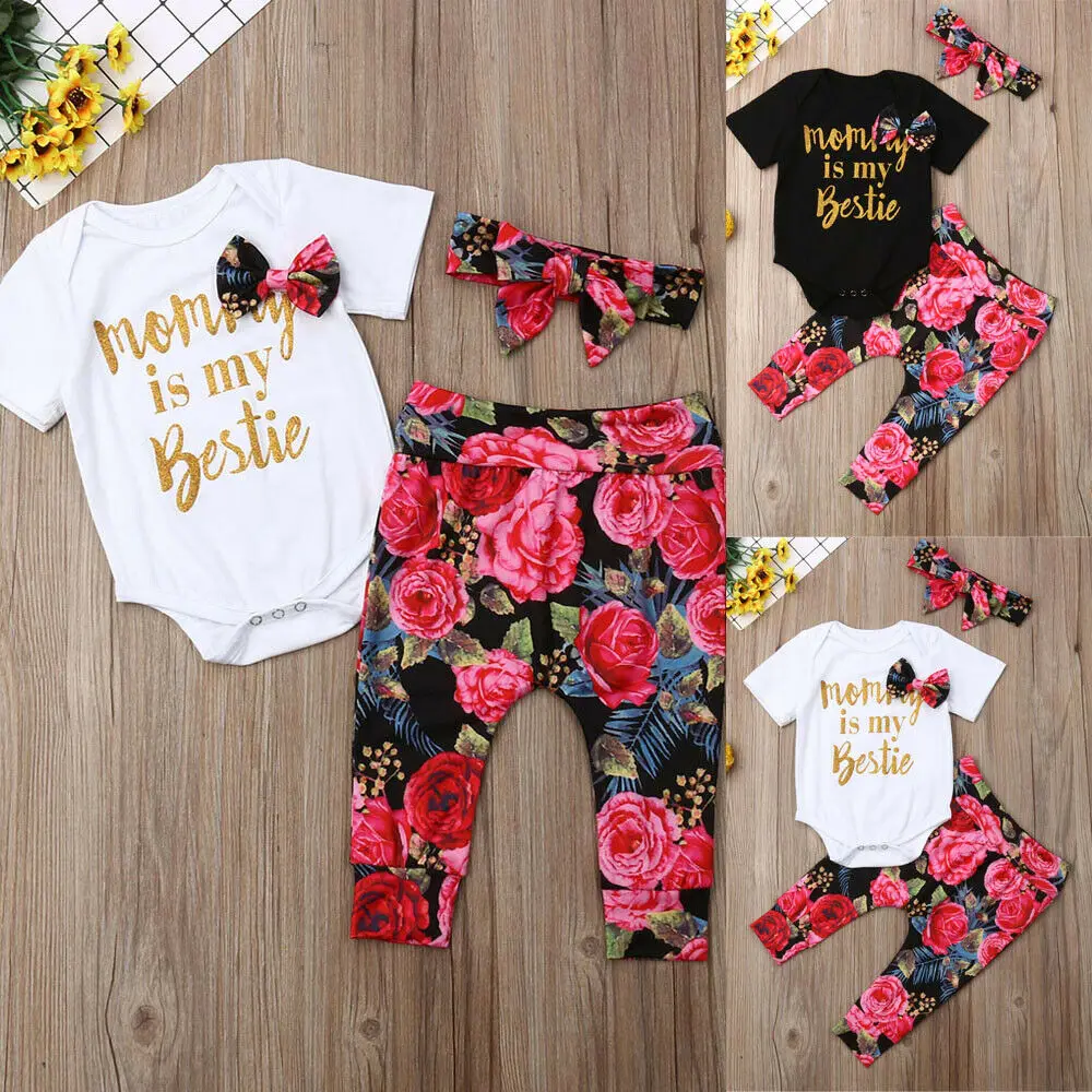 Infant Baby Girl Summer Letter Set Clothes Jumpsuit Romper Floral Long Pant Headband 3Pcs Outfit Clothes 0-24M
Infant Baby Girl Summer Letter Set Clothes Jumpsuit Romper Floral Long Pant Headband 3Pcs Outfit Clothes 0-24M