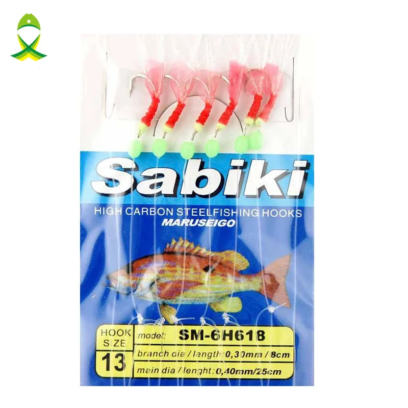 JSM 1pack Sabiki Rig with High Carbon steel fishing Hook Luminous Beads Fresh Saltwater real Fishing Rigs Lure Bait Hooks
JSM 1pack Sabiki Rig with High Carbon steel fishing Hook Luminous Beads Fresh Saltwater real Fishing Rigs Lure Bait Hooks