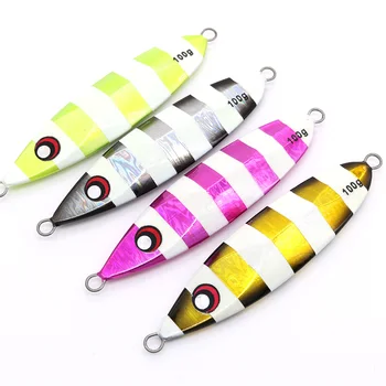 CASTFUN Jigging Lure Fishing Lure Metal Slug Slow Pitch Metal Jig Glow Saltwater Fishing Jigs Artificial Baits 4pcs/lot 60g 80g
CASTFUN Jigging Lure Fishing Lure Metal Slug Slow Pitch Metal Jig Glow Saltwater Fishing Jigs Artificial Baits 4pcs/lot 60g 80g
