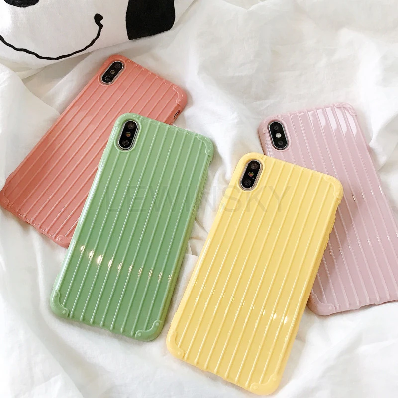Macaron color trunk phone case for iphone Xs max X 6 7 8 Plus casse Shinning soft TPU case For iPhone X 6 S 8 7 XS max XR cover
Macaron color trunk phone case for iphone Xs max X 6 7 8 Plus casse Shinning soft TPU case For iPhone X 6 S 8 7 XS max XR cover