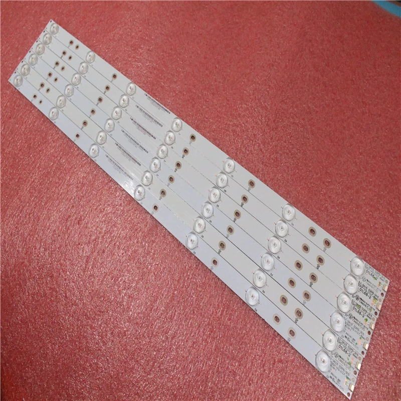 

New original LED strips for 32"Philips GJ-2K15 D2P5-315 D307-V3.1 01L68-2 E349376 7 LEDs 615mm 1 set=3 PCS