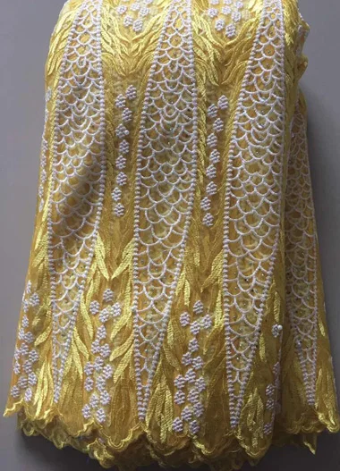 New Designs African French Lace Fabric High Quality Nigeria French Net Lace 2019 With Stones and Beaded For Women HLL3012 YELLOW
New Designs African French Lace Fabric High Quality Nigeria French Net Lace 2019 With Stones and Beaded For Women HLL3012 YELLOW