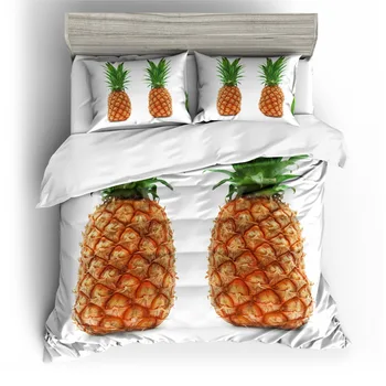 Pineapple Cartoon Flower 3D Duvet Cover Set Pillowcase Bedline set Pillowcover Queen king size bedding set luxury bed comforter
Pineapple Cartoon Flower 3D Duvet Cover Set Pillowcase Bedline set Pillowcover Queen king size bedding set luxury bed comforter