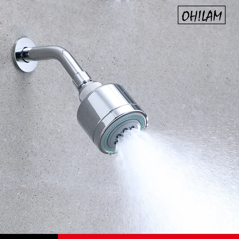 High Pressure ABS Chrome Finish Shower Head Wall & Ceiling Mounted Showerheads 3-mode Showering Swivel Joint Adjustable Faucet
High Pressure ABS Chrome Finish Shower Head Wall & Ceiling Mounted Showerheads 3-mode Showering Swivel Joint Adjustable Faucet