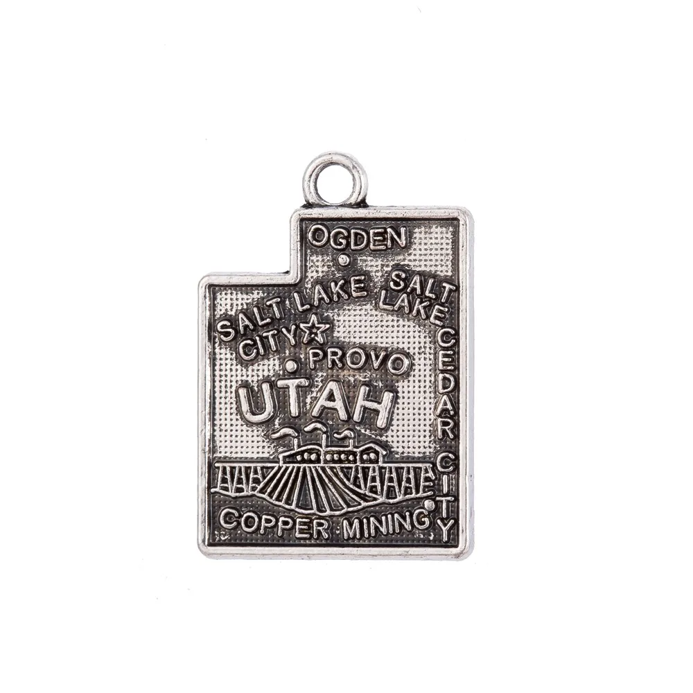 10pcs Charms Utah Usa State Map 15x22.5mm Antique Silver Pendant Utah Usa State Map Charms For Jewelry Making Jewelry Findings
10pcs Charms Utah Usa State Map 15x22.5mm Antique Silver Pendant Utah Usa State Map Charms For Jewelry Making Jewelry Findings