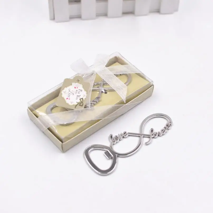 zinc alloy infinity love forever beer bottle opener wedding opener favors and gifts for party supplies SN360
zinc alloy infinity love forever beer bottle opener wedding opener favors and gifts for party supplies SN360