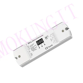 3CH*6A 12-24VDC CV DMX Decoder D3-L MX512 and RDM RGB Decoder Low Voltage Lamp Band Decoder
3CH*6A 12-24VDC CV DMX Decoder D3-L MX512 and RDM RGB Decoder Low Voltage Lamp Band Decoder