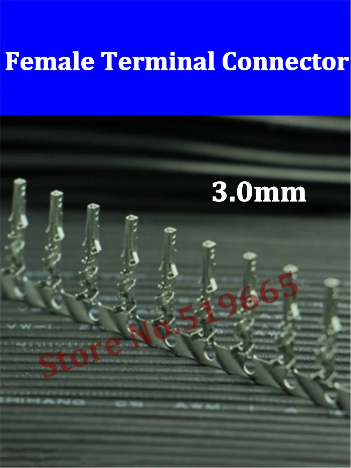 300pcs Molex3.0 Female Crimp Terminal Pins for 2/4/6/8/10/12/14/16/18/20/22/24Pin male connector
300pcs Molex3.0 Female Crimp Terminal Pins for 2/4/6/8/10/12/14/16/18/20/22/24Pin male connector