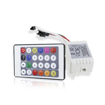 DC 12V IR Remote Controller 24 Keys 200 Change Max 1000 Pixels Dimmer For WS2812 2811 LED Strip Light JQ
DC 12V IR Remote Controller 24 Keys 200 Change Max 1000 Pixels Dimmer For WS2812 2811 LED Strip Light JQ