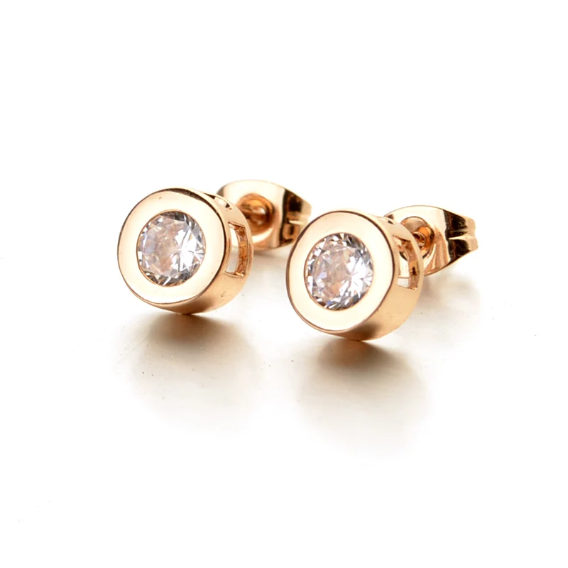 2016 Real Big Brand austrian crystal Zirconia Rose Gold Color Simple Fashion Stud Earrings for Women 87681
2016 Real Big Brand austrian crystal Zirconia Rose Gold Color Simple Fashion Stud Earrings for Women 87681