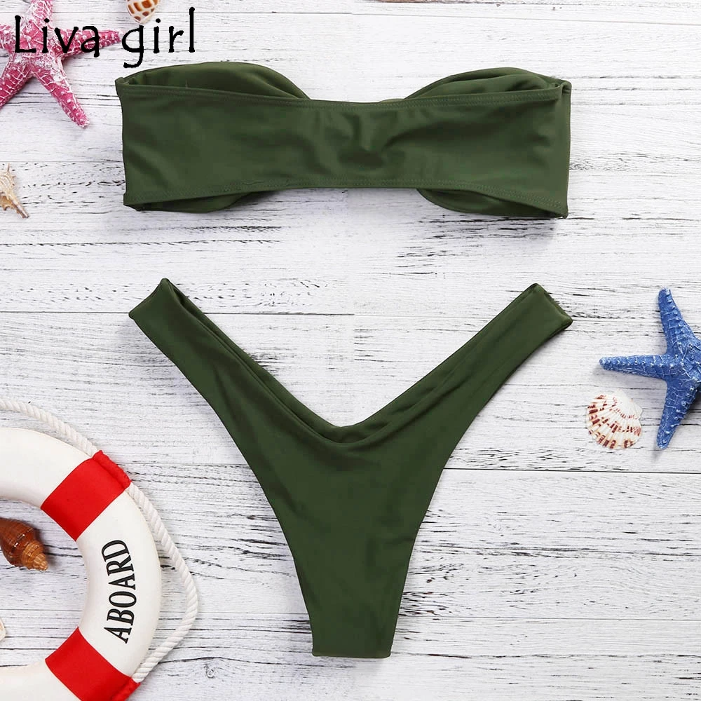 Liva girl Bandeau Bikini Push-Up Female Sexy Strapless Swimsuit Beachwear 2019 New Brazilian Girls Swim Female Swimwear
Liva girl Bandeau Bikini Push-Up Female Sexy Strapless Swimsuit Beachwear 2019 New Brazilian Girls Swim Female Swimwear