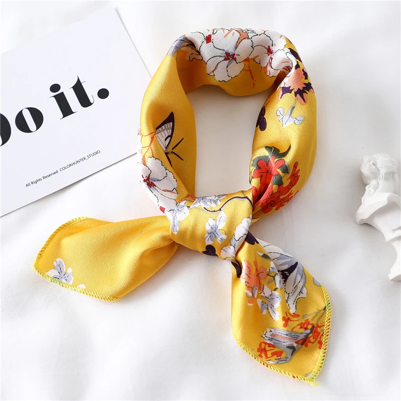 Silk Neck Scarf for Women Square Foulard Scarfs Female Hairband Designer Print Office Lady Neckerchief Bandana Scarves 2019 New
Silk Neck Scarf for Women Square Foulard Scarfs Female Hairband Designer Print Office Lady Neckerchief Bandana Scarves 2019 New