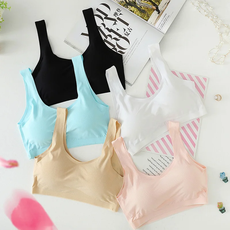 One-piece Seamless Tube Tops Ice Silk Feel Bra Light-permeating Breathable Comfortable Removable Chest Pad Soft To Wear for Lady
One-piece Seamless Tube Tops Ice Silk Feel Bra Light-permeating Breathable Comfortable Removable Chest Pad Soft To Wear for Lady