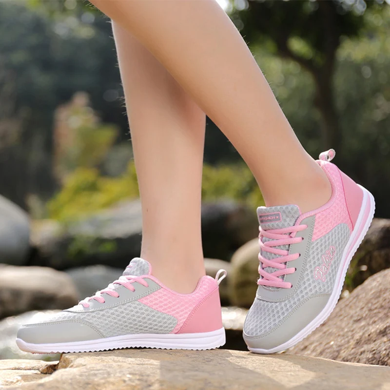 Women Lace Up Mesh Flat Spring Autumn Vulcanized 2018 Ladies Breathable Casual Shoes Female Comfortable Fashion Footwear
Women Lace Up Mesh Flat Spring Autumn Vulcanized 2018 Ladies Breathable Casual Shoes Female Comfortable Fashion Footwear