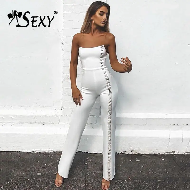 Gosexy 2019 New Sexy Bandeau Strapless Straight Pants Bandage Jumpsuit One-piece Party Outfit
Gosexy 2019 New Sexy Bandeau Strapless Straight Pants Bandage Jumpsuit One-piece Party Outfit