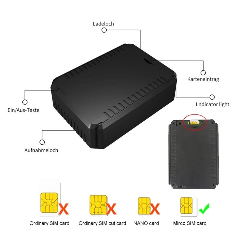 Waterproof GPS Tracker K6 Vehicle Locator Magnet Long Standby 150 Days 10000mAh Battery Real Time Position Tracking new 10166
Waterproof GPS Tracker K6 Vehicle Locator Magnet Long Standby 150 Days 10000mAh Battery Real Time Position Tracking new 10166