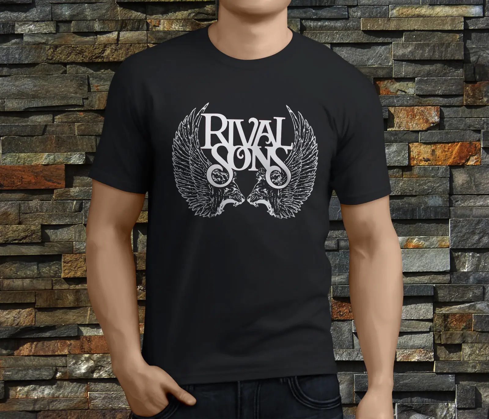 New Popular Rival Sons Rock Band Men's Black T-Shirt Hot Selling Men T shirts Homme Short Sleeve Tees shirt
New Popular Rival Sons Rock Band Men's Black T-Shirt Hot Selling Men T shirts Homme Short Sleeve Tees shirt