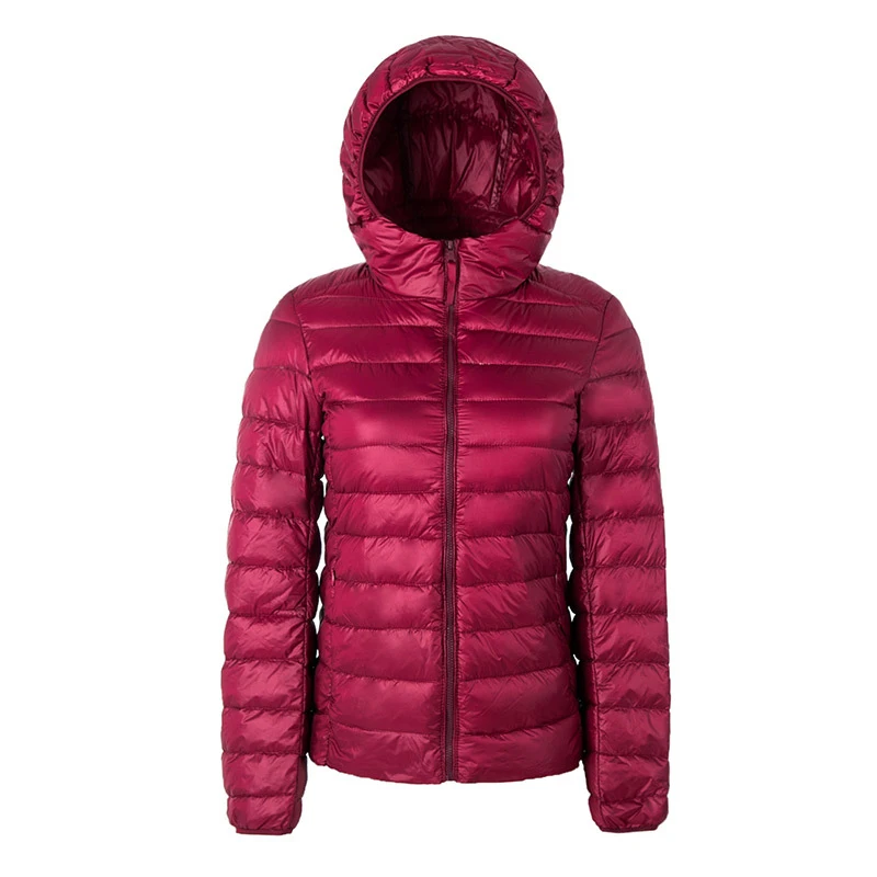 New Womens Ultra Light Down Jacket Women Lightweight Portable Thin Winter Jackets Female 90 White Duck Down Coat Hooded Parka
New Womens Ultra Light Down Jacket Women Lightweight Portable Thin Winter Jackets Female 90 White Duck Down Coat Hooded Parka