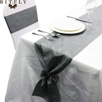 BIT.FLY High Quality Modern Table Runner Design Burlap Jute Imitated Linen Table Decorations For Wedding Party New Home Decor 
BIT.FLY High Quality Modern Table Runner Design Burlap Jute Imitated Linen Table Decorations For Wedding Party New Home Decor