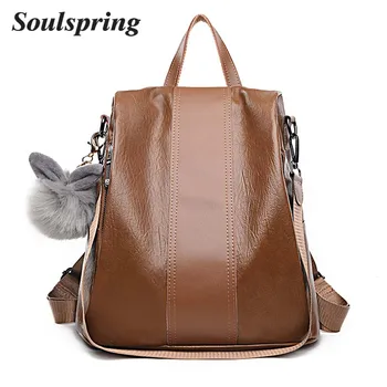 High Quality Pu Leather Backpack Women Patchwork Casual Daypacks Female Anti-Theft Backpacks For Teenage Girls Shoulder Bags Sac
High Quality Pu Leather Backpack Women Patchwork Casual Daypacks Female Anti-Theft Backpacks For Teenage Girls Shoulder Bags Sac