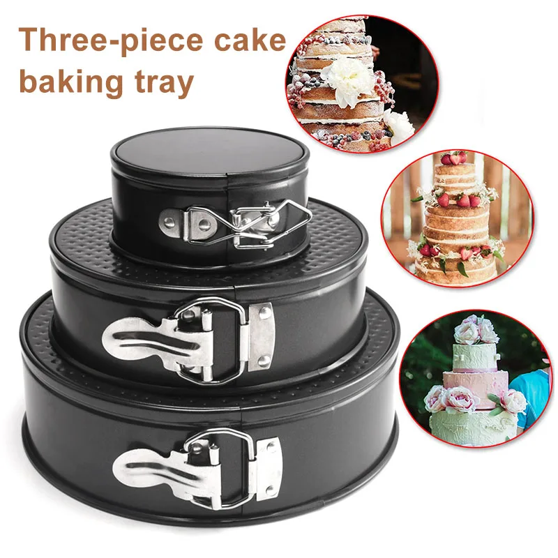 3 Pcs/Set Round Non-stick Coating Cake Baking Tray with Removable Bottom for Kitchen Dropshipping FAS
3 Pcs/Set Round Non-stick Coating Cake Baking Tray with Removable Bottom for Kitchen Dropshipping FAS