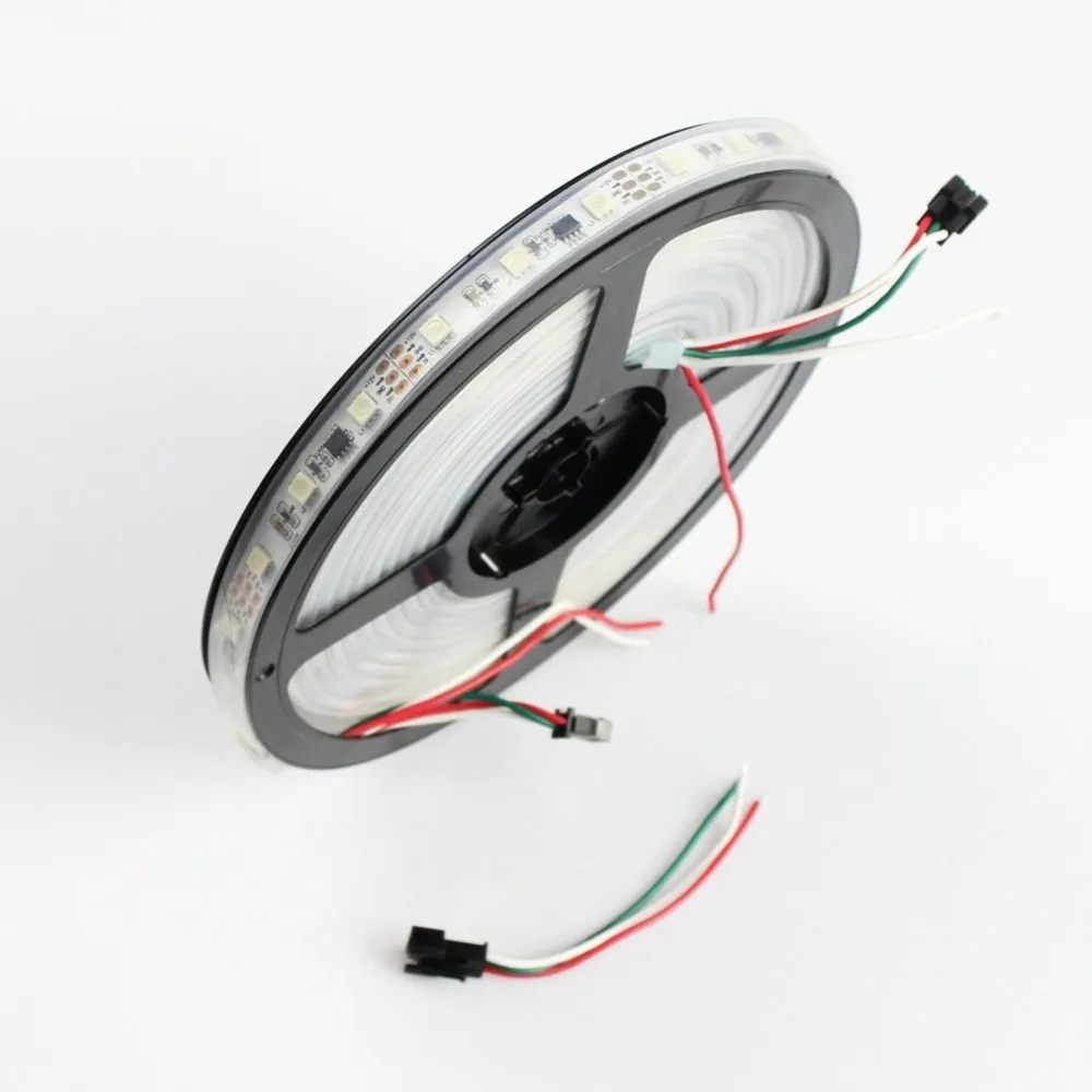 NEW Waterproof IP67 RGB LED Strip 5050 48LEDs 16IC/M UCS1903 12V Luminaria LED Strip pixel Lamp Fita de Led Magic Color
NEW Waterproof IP67 RGB LED Strip 5050 48LEDs 16IC/M UCS1903 12V Luminaria LED Strip pixel Lamp Fita de Led Magic Color