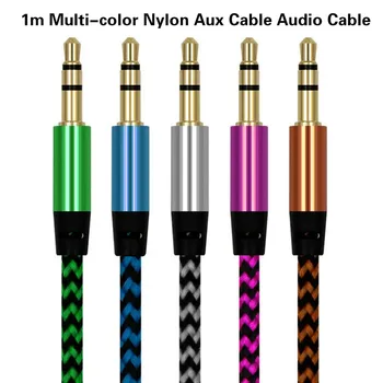 Universal 3.5mm Jack Audio Cable Nylon Braid 3.5mm Car AUX Cable 1.5M Headphone Extension Code for Phone MP3 Car Headset Speaker
Universal 3.5mm Jack Audio Cable Nylon Braid 3.5mm Car AUX Cable 1.5M Headphone Extension Code for Phone MP3 Car Headset Speaker