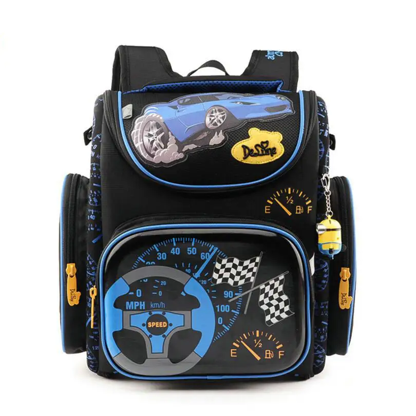 Delune School Bags Children Backpacks Orthopedic School Backpacks Nylon Material Cartoon Car Pattern Bag for Boy Grade 1-5
Delune School Bags Children Backpacks Orthopedic School Backpacks Nylon Material Cartoon Car Pattern Bag for Boy Grade 1-5