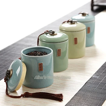 Jinjunmei Longquan Celadon Tea Box tea Canister ceramics Porcelain tea jar ceramic tea barrel sealed tank storage tank tea caddy
Jinjunmei Longquan Celadon Tea Box tea Canister ceramics Porcelain tea jar ceramic tea barrel sealed tank storage tank tea caddy