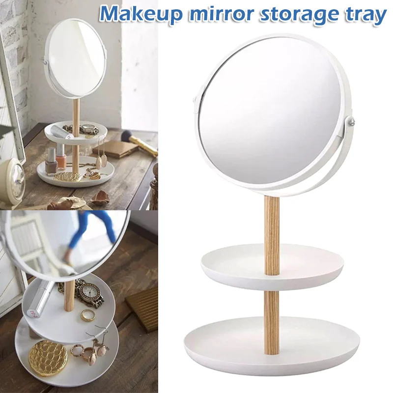 Magnifying Mirror Jewelry Sundries Storage Tray Desktop Storage Makeup Tool FM88
Magnifying Mirror Jewelry Sundries Storage Tray Desktop Storage Makeup Tool FM88
