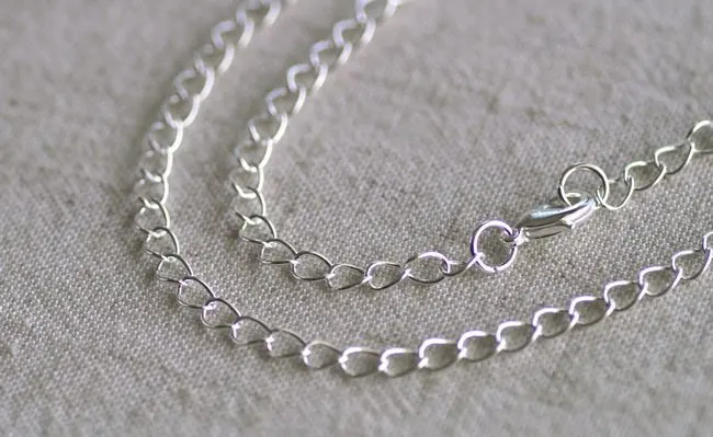 Free shipping!!!! 100 pcs/lot Silver plated 3.5mm Necklace Chain with lobster clasp 32"L
Free shipping!!!! 100 pcs/lot Silver plated 3.5mm Necklace Chain with lobster clasp 32"L