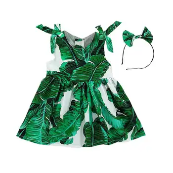 2Pcs Baby Girls Dresses Kids Floral Pattern Dresses Casual Sleeveless Tutu Sundress with Headband 2019 New Baby Girls Clothes 
2Pcs Baby Girls Dresses Kids Floral Pattern Dresses Casual Sleeveless Tutu Sundress with Headband 2019 New Baby Girls Clothes