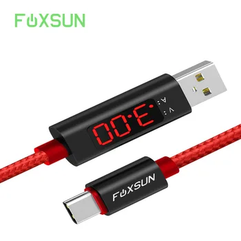 USB Type C Cable Fast Charging 3.0 Cable with Voltage Current LED Display Cord Nylon Braided Data Sync for Galaxy S9/S8/Note
USB Type C Cable Fast Charging 3.0 Cable with Voltage Current LED Display Cord Nylon Braided Data Sync for Galaxy S9/S8/Note