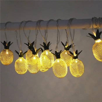 Metal 1.6M LED String Lights for Hawaiian Party Diy Decoration Drop 10pcs Pineapple String Lights for Birthday Party Wedding,W
Metal 1.6M LED String Lights for Hawaiian Party Diy Decoration Drop 10pcs Pineapple String Lights for Birthday Party Wedding,W