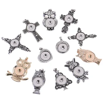 Rivca Snap Button Wholesale Clearance Sale 12PCS/LOT Silver Gold Alloy NECKLACE Owl Cross Flower Mixstyle Jewelry For Women
Rivca Snap Button Wholesale Clearance Sale 12PCS/LOT Silver Gold Alloy NECKLACE Owl Cross Flower Mixstyle Jewelry For Women