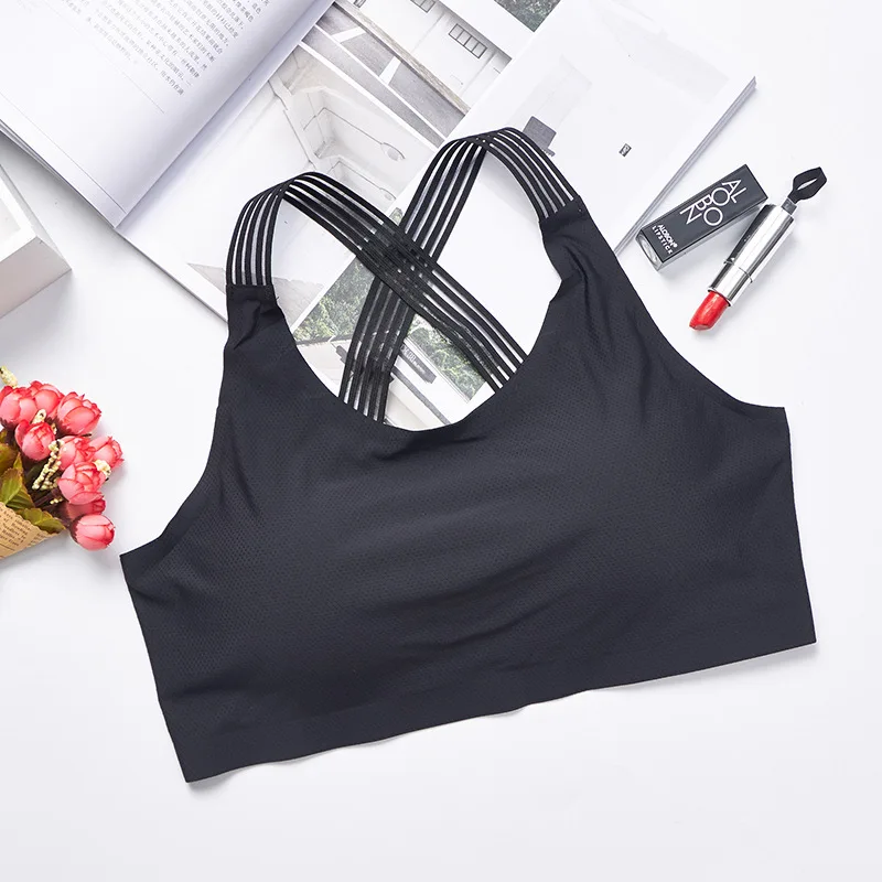 Women Wireless Fitness Seamless Underwear Beauty Back Push Up Bras Cross Strap Back Women Bra
Women Wireless Fitness Seamless Underwear Beauty Back Push Up Bras Cross Strap Back Women Bra
