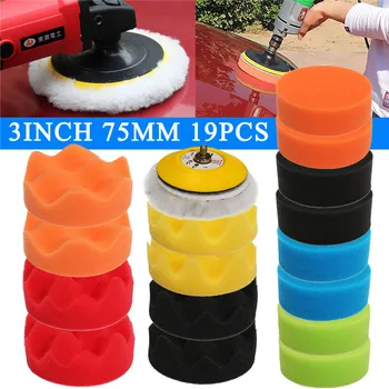 17Pcs 80mm Gross Polishing Buffing Pad Kit For Car Polishing With Drill Adapter 3 inch Polisher Pads Buffing Adhesive Backer Pad
17Pcs 80mm Gross Polishing Buffing Pad Kit For Car Polishing With Drill Adapter 3 inch Polisher Pads Buffing Adhesive Backer Pad