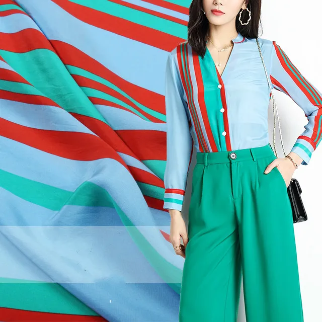 114cm striped silk crepe de chine fabric fashion double crepe silk fabric shirt dress chinese fabric wholesale silk cloth
114cm striped silk crepe de chine fabric fashion double crepe silk fabric shirt dress chinese fabric wholesale silk cloth