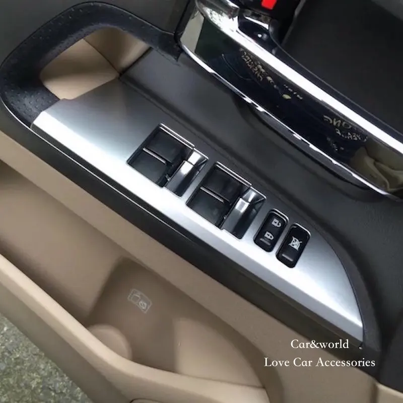 Chromium Interior Armrest Decoration Door Window Switch Button Cover Trim For Toyota Land Cruiser 200 2016 Car-Styling Accessory
Chromium Interior Armrest Decoration Door Window Switch Button Cover Trim For Toyota Land Cruiser 200 2016 Car-Styling Accessory