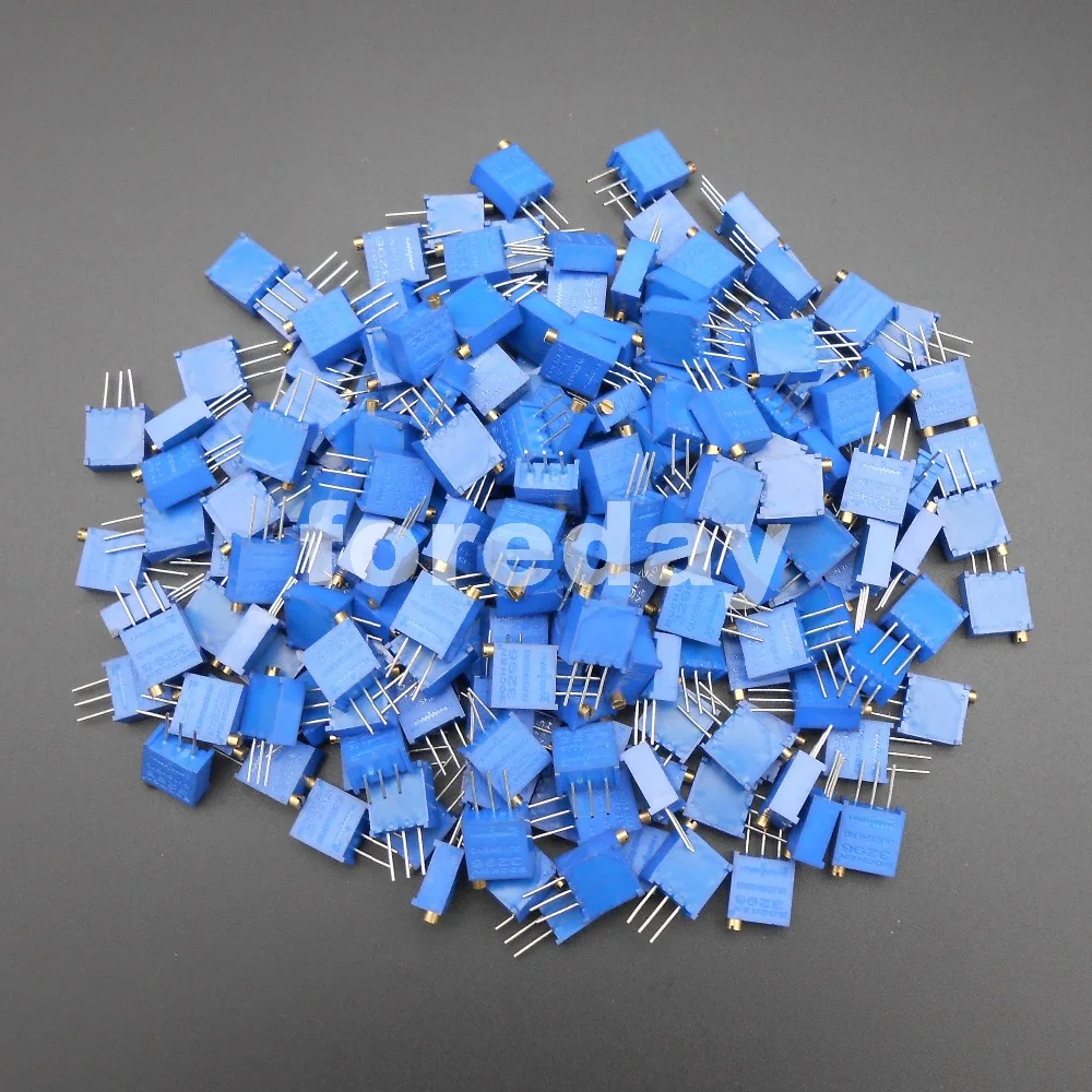 100PCS 3296W 3296 adjustable Trim Pot Potentiometer 10R 50R 100R 200R 500R 1K 2K 5K 10K 20K 50K 100K 200K 500K 1M 2M *FD645-660
100PCS 3296W 3296 adjustable Trim Pot Potentiometer 10R 50R 100R 200R 500R 1K 2K 5K 10K 20K 50K 100K 200K 500K 1M 2M *FD645-660