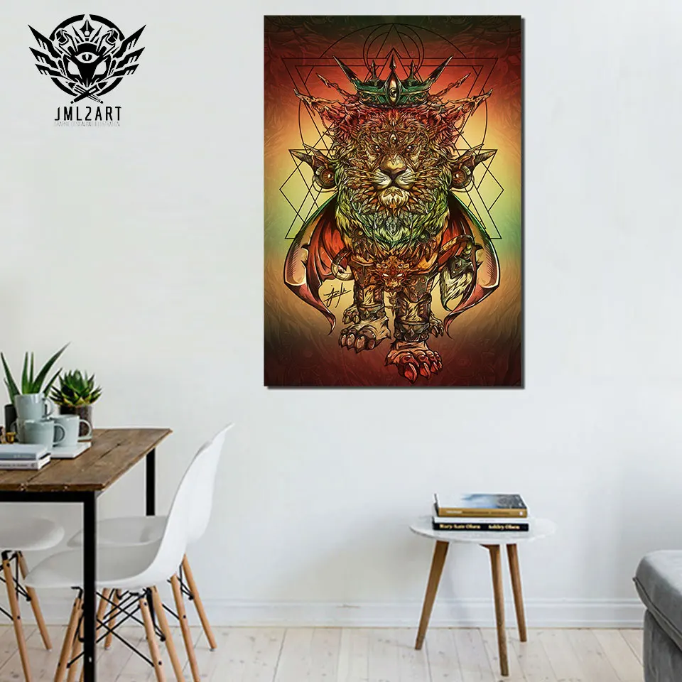 Лев снов от jml2arts HD печать 1 шт Цвет ArtSailing украшение настенные картины для спальни